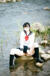 [新姬上線][會員][圖包][CosPlay]蘿莉嫩妹@超級美穴@落落Raku之閃光少女~Shining Days~ 戶外露出的學妹 密穴粉嫩 香甜可口 硬得哥哥停不下來