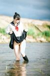 [新姬上線][會員][圖包][CosPlay]蘿莉嫩妹@超級美穴@落落Raku之閃光少女~Shining Days~ 戶外露出的學妹 密穴粉嫩 香甜可口 硬得哥哥停不下來