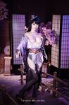 萌新推特00後露臉美少女▌白莉愛吃巧克力▌超色情Cos雷電將軍 露出粉乳嫩穴盡情展示誘人嬌軀