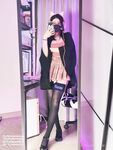 抖音網紅反差母狗『奶咪』十月唯性新作-賽博朋克電競少女 耳機線插BB里聽音樂 高清