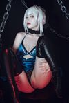高端ACG業界女神爆機少女▌喵小吉▌Fatel Stay night黑呆 盡情欣賞嬌艷肉體