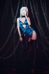 高端ACG業界女神爆機少女▌喵小吉▌Fatel Stay night黑呆 盡情欣賞嬌艷肉體