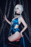 高端ACG業界女神爆機少女▌喵小吉▌Fatel Stay night黑呆 盡情欣賞嬌艷肉體