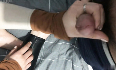 足控足交-皮褲紅色指甲足交 2