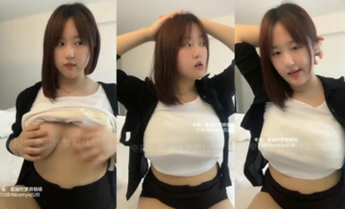 可愛學生，巨乳肥臀【奈奈醬】啪啪自慰~超過癮~！-2